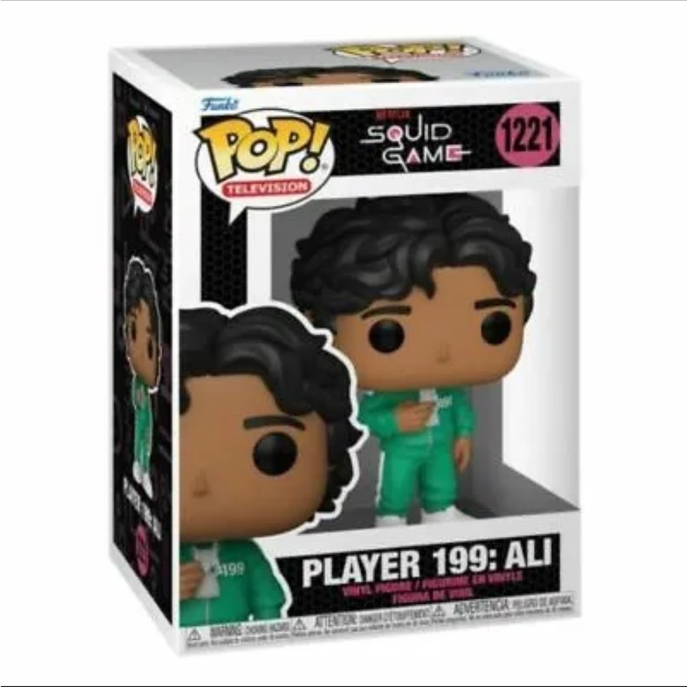 NIB Funko Pop Squid Game Season 1 Player 199 Ali